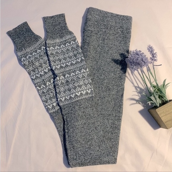 NWOT, Garage clothing heather grey/white legging, size XS, high waisted - Picture 1 of 8